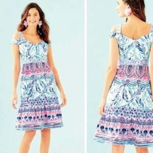 Lilly Iva Midi Dress in Flock Together